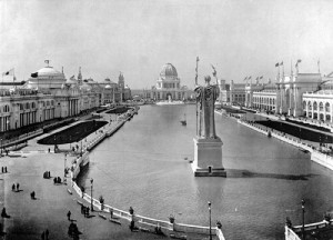 2-01-Court of Honor and Grand Basin at The Chicago World's Columbian Exposition of 1893